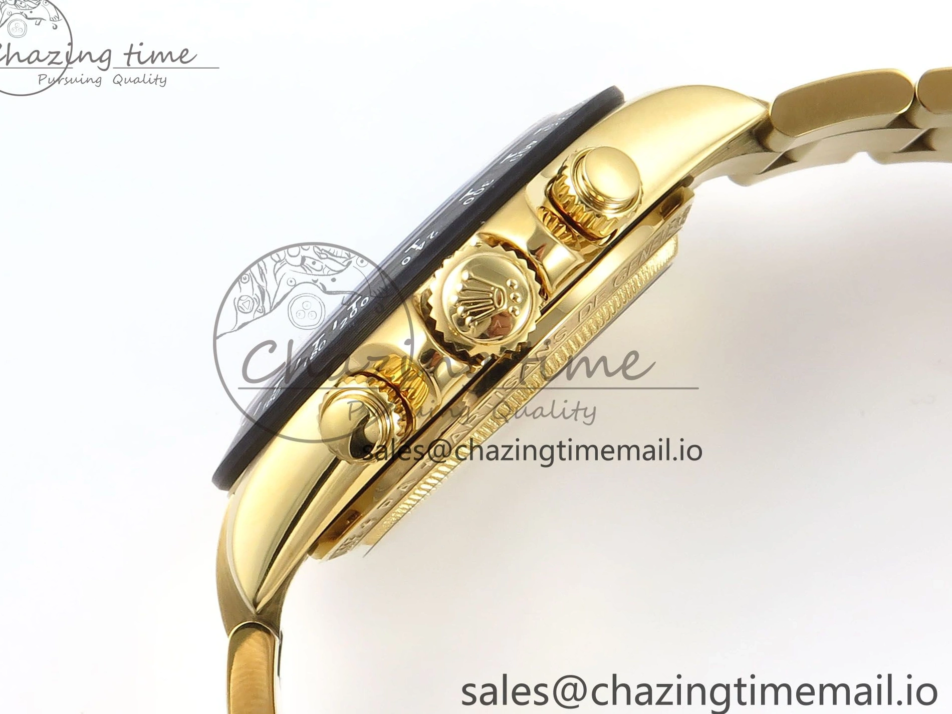 0409 Daytona Artisans Skeleton YG ADGF Best Edition Skeleton Dial on YG Oyster Bracelet SA FlexibleFit 754